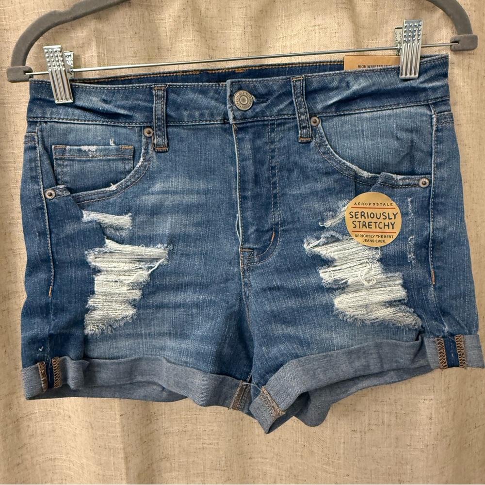 Aeropostale Seriously Stretchy Denim Shorts